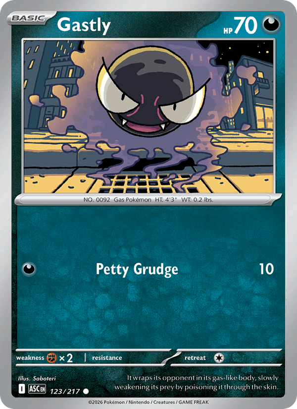 Gastly — Ascended Heroes 123/217