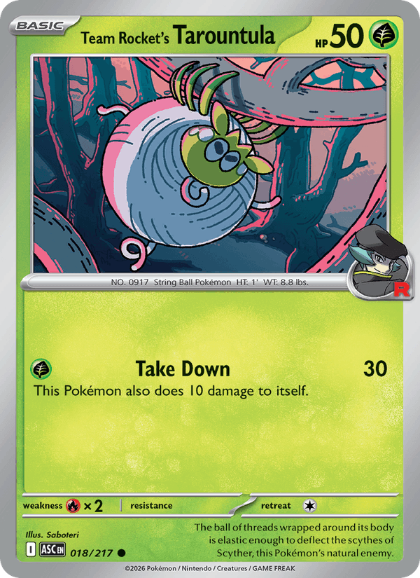 Team Rocket's Tarountula — Ascended Heroes 18/217