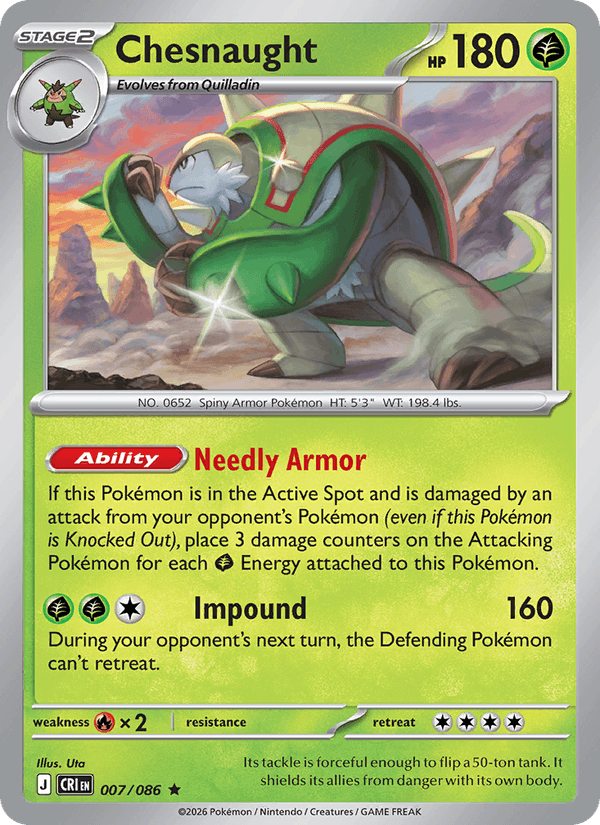 Chesnaught — Chaos Rising 7/86