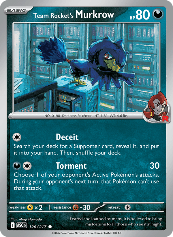 Team Rocket's Murkrow — Ascended Heroes 126/217