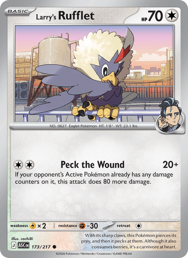 Larry's Rufflet — Ascended Heroes 173/217