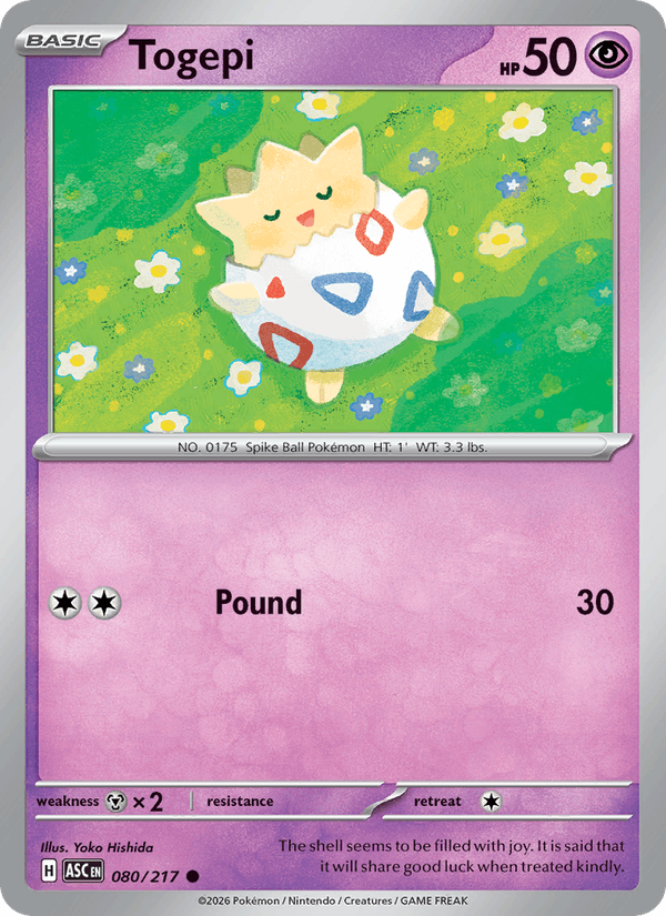 Togepi — Ascended Heroes 80/217