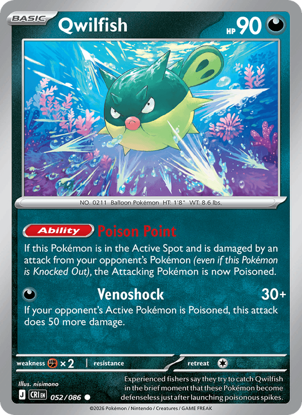 Qwilfish — Chaos Rising 52/86