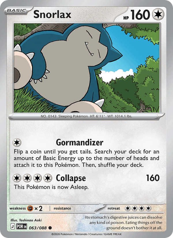 Snorlax — Perfect Order 63/88