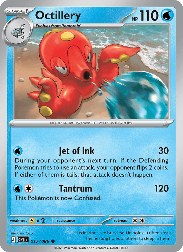 Octillery — Chaos Rising 17/86