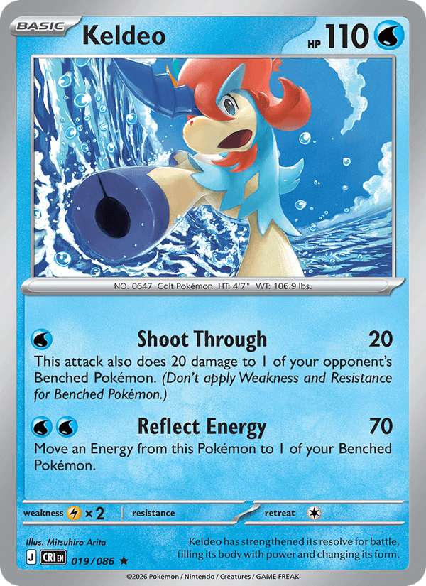 Keldeo — Chaos Rising 19/86