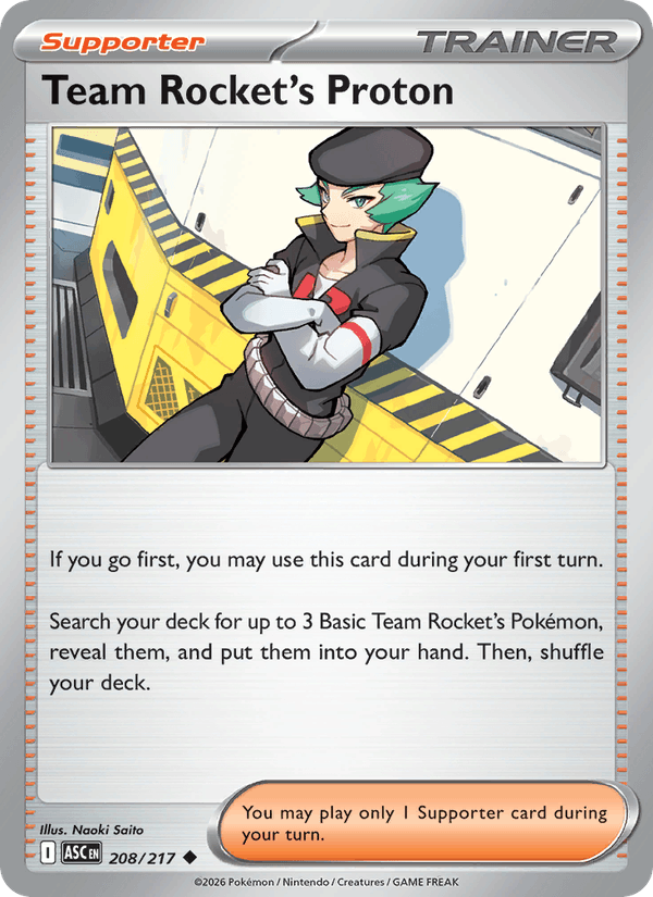 Team Rocket's Proton — Ascended Heroes 208/217
