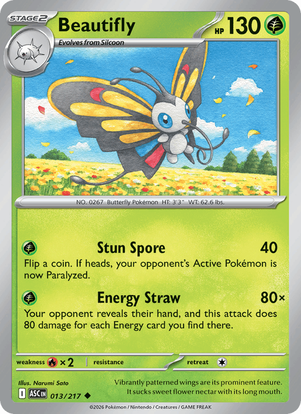 Beautifly — Ascended Heroes 13/217