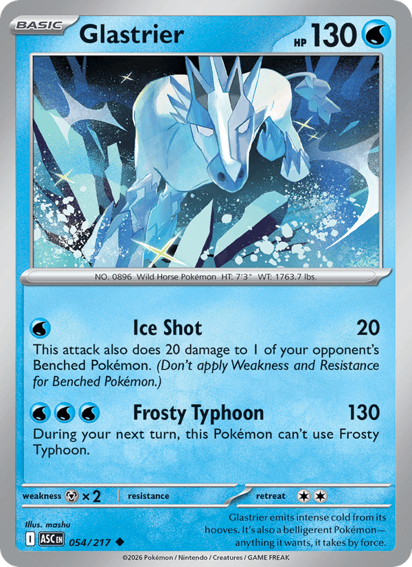 Glastrier — Ascended Heroes 54/217