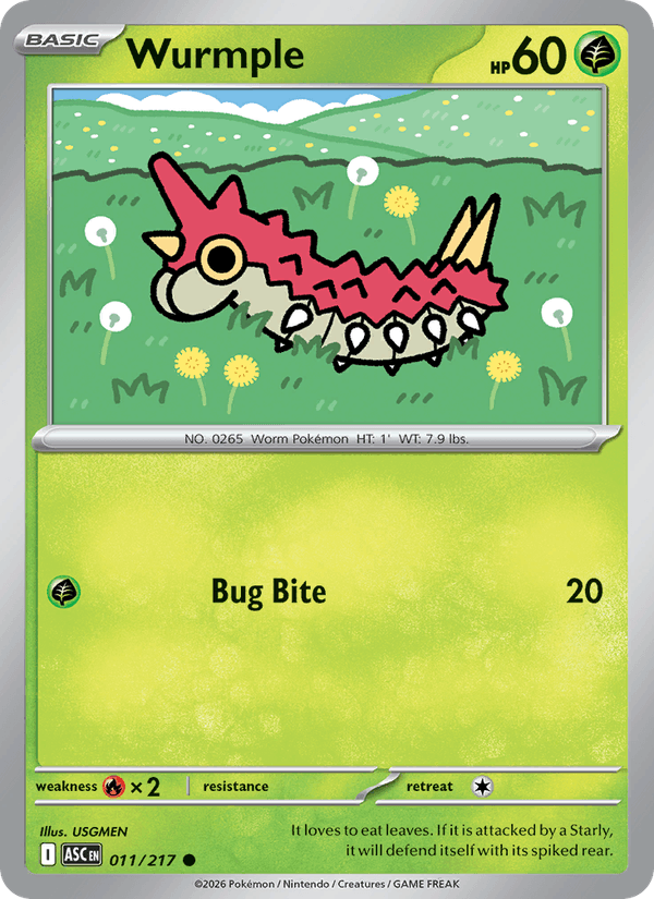 Wurmple — Ascended Heroes 11/217