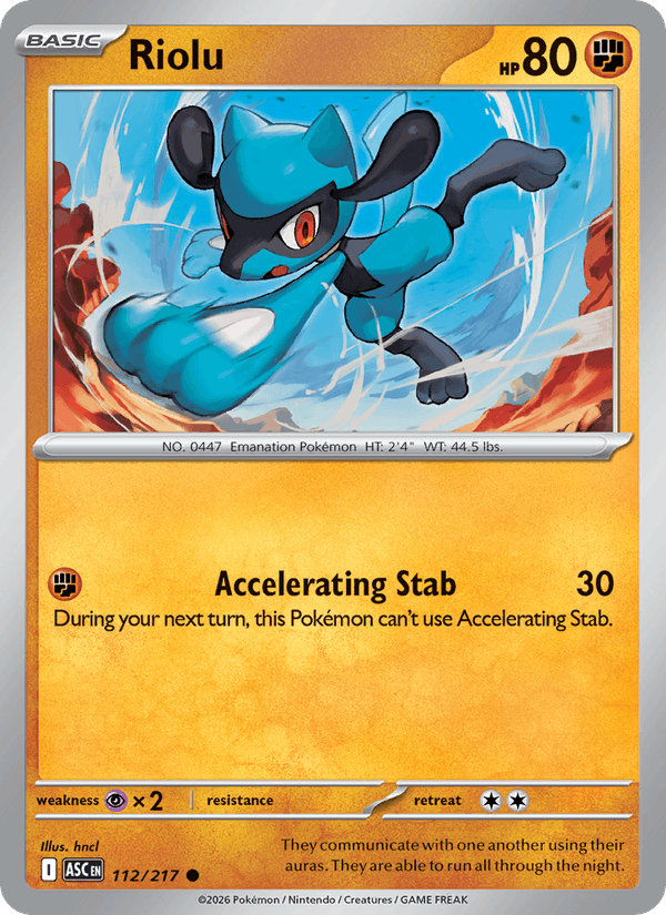 Riolu — Ascended Heroes 112/217