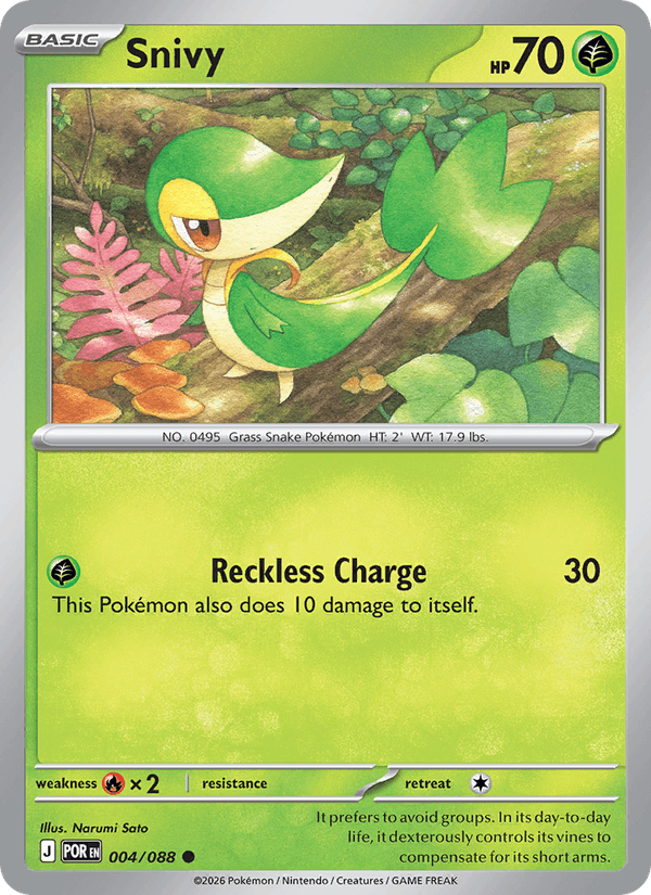 Snivy — Perfect Order 4/88