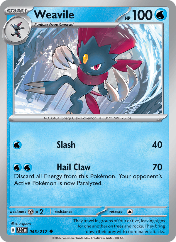 Weavile — Ascended Heroes 45/217