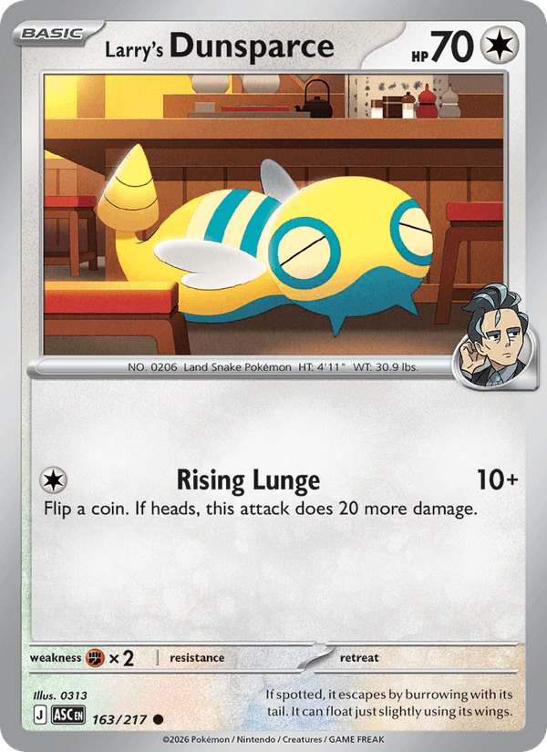 Larry's Dunsparce — Ascended Heroes 163/217