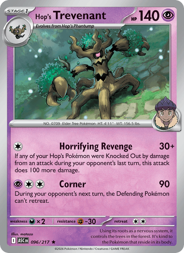 Hop's Trevenant — Ascended Heroes 96/217