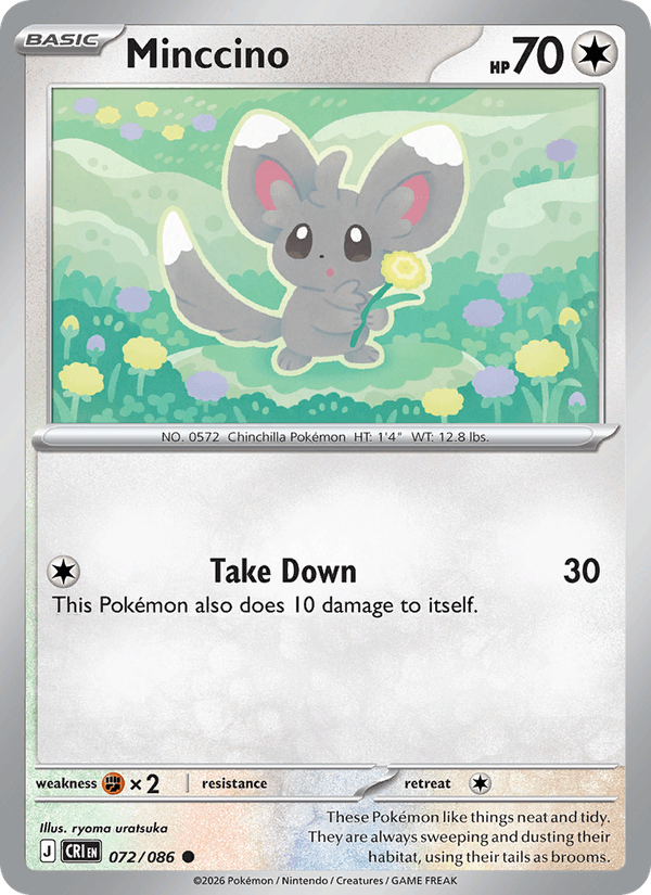Minccino — Chaos Rising 72/86