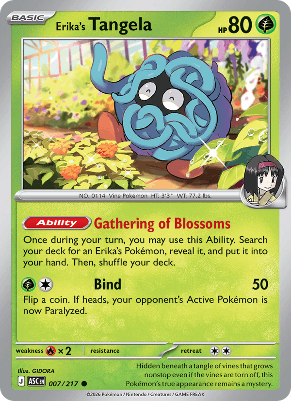 Erika's Tangela — Ascended Heroes 7/217