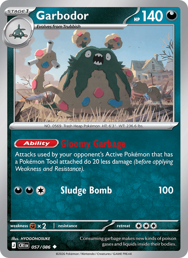 Garbodor — Chaos Rising 57/86