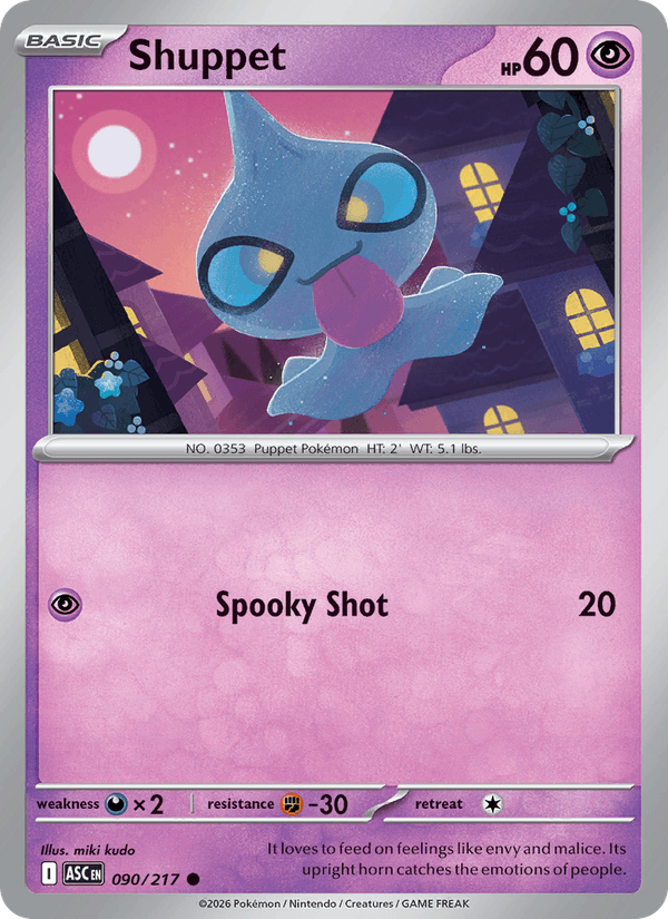 Shuppet — Ascended Heroes 90/217