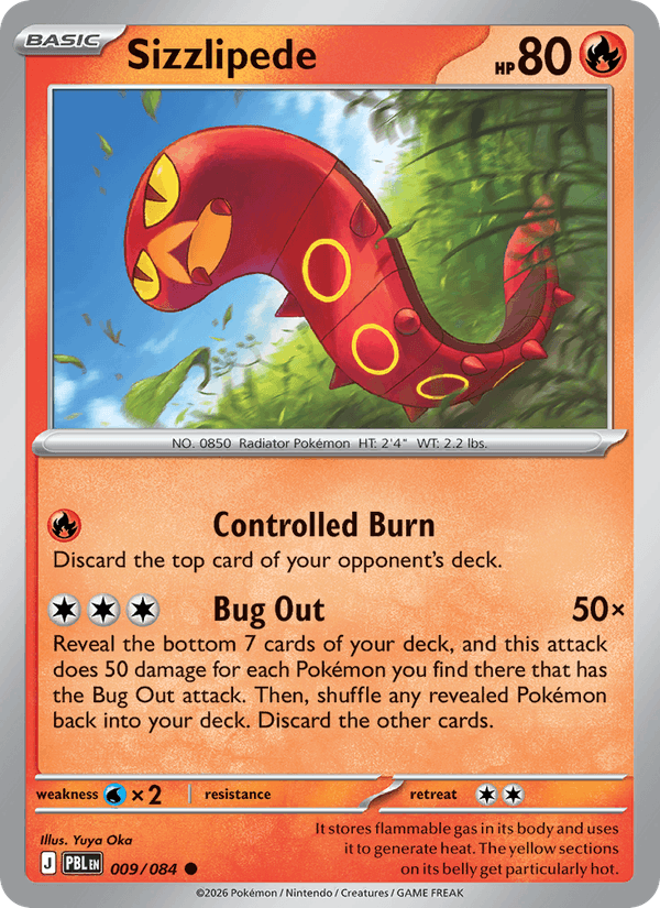 Sizzlipede — Pitch Black 9/84