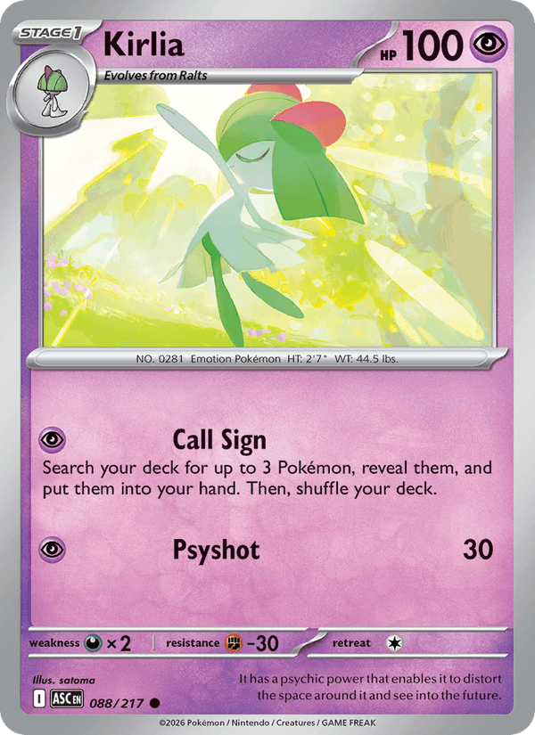 Kirlia — Ascended Heroes 88/217