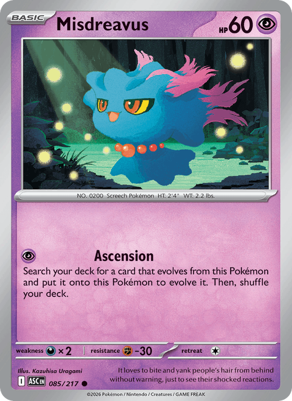 Misdreavus — Ascended Heroes 85/217