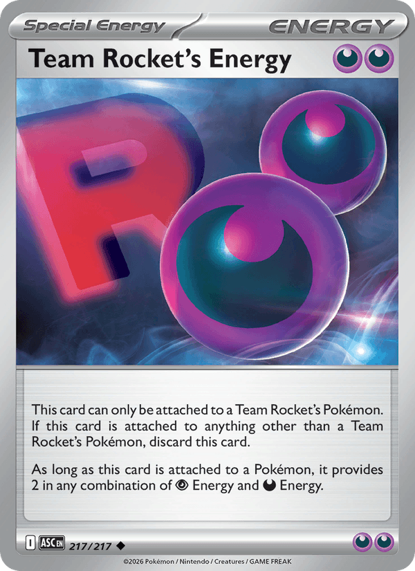 Team Rocket's Energy — Ascended Heroes 217/217