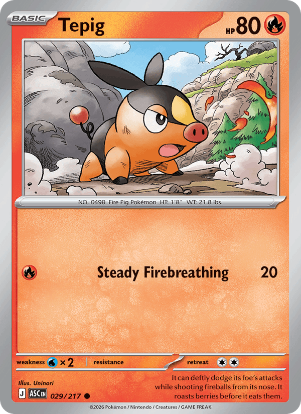 Tepig — Ascended Heroes 29/217
