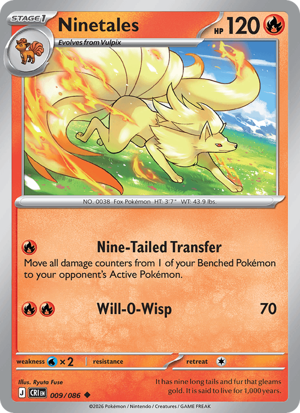Ninetales — Chaos Rising 9/86