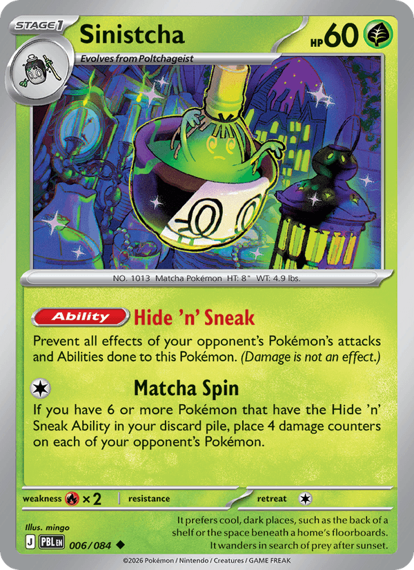 Sinistcha — Pitch Black 6/84