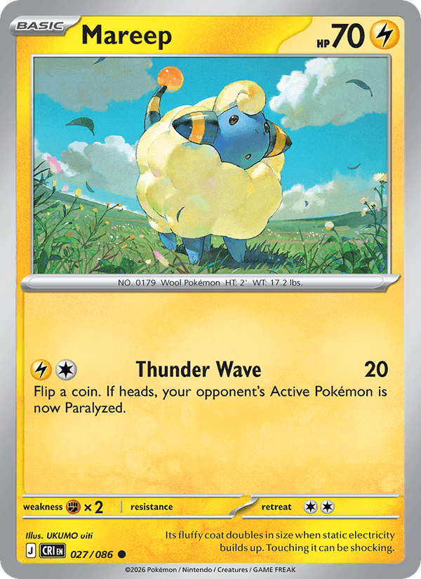 Mareep — Chaos Rising 27/86