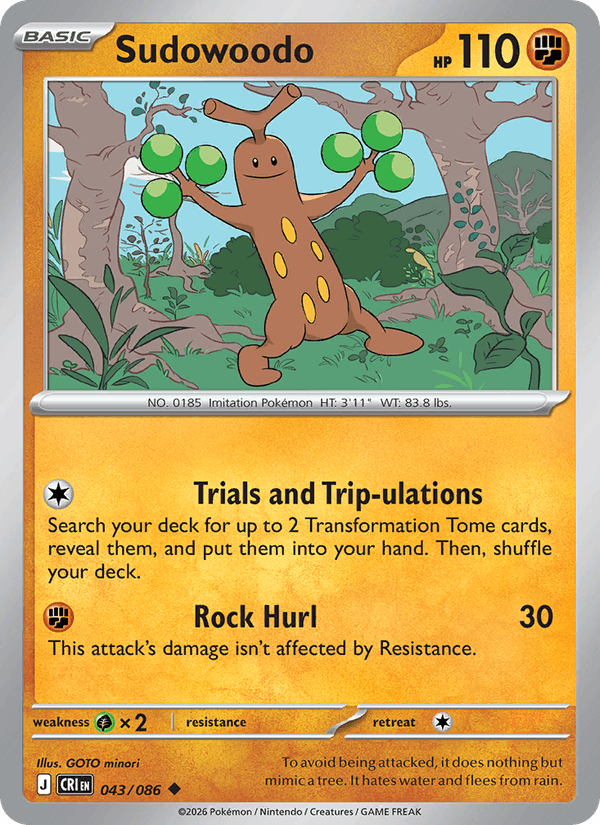 Sudowoodo — Chaos Rising 43/86
