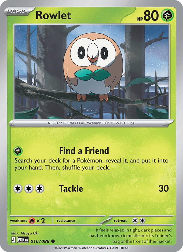 Rowlet — Perfect Order 10/88