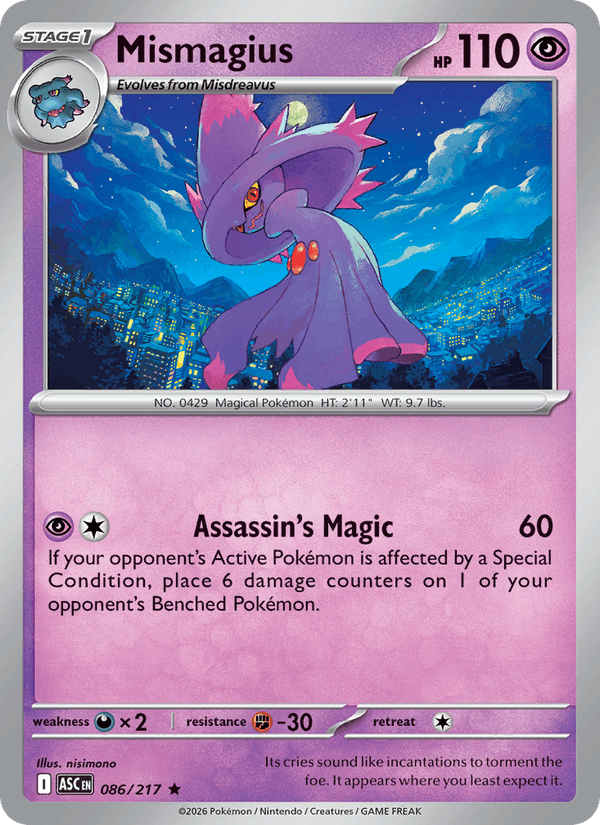 Mismagius — Ascended Heroes 86/217