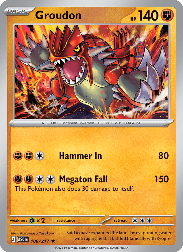 Groudon — Ascended Heroes 108/217