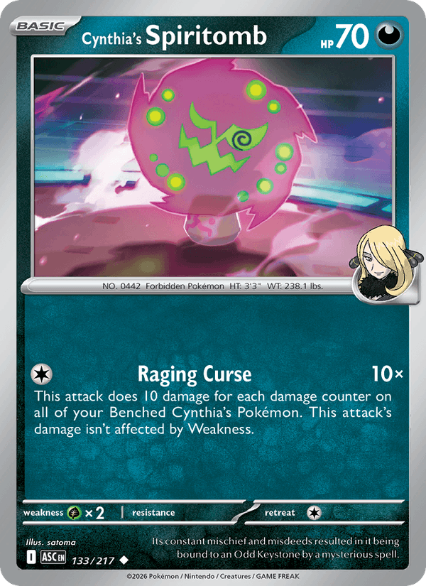 Cynthia's Spiritomb — Ascended Heroes 133/217