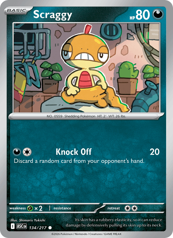 Scraggy — Ascended Heroes 134/217